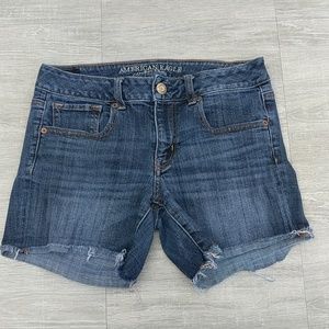 American Eagle Midi Jean Shorts